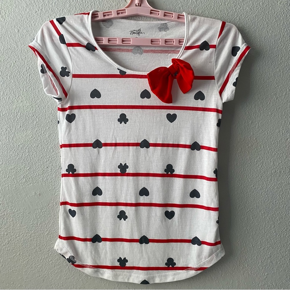 Disney Boutique | Woman's Disney Top with Ribbon Size S